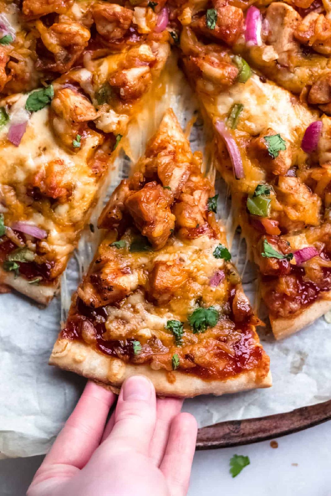 Chicken Macaroni Pizza